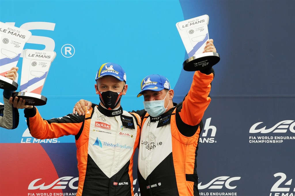 Malthe og Michael Benham er klar til at jagte topplaceringer i ELMS-mesterskabet.
(Foto: Malthe Jakobsen Motorsport)